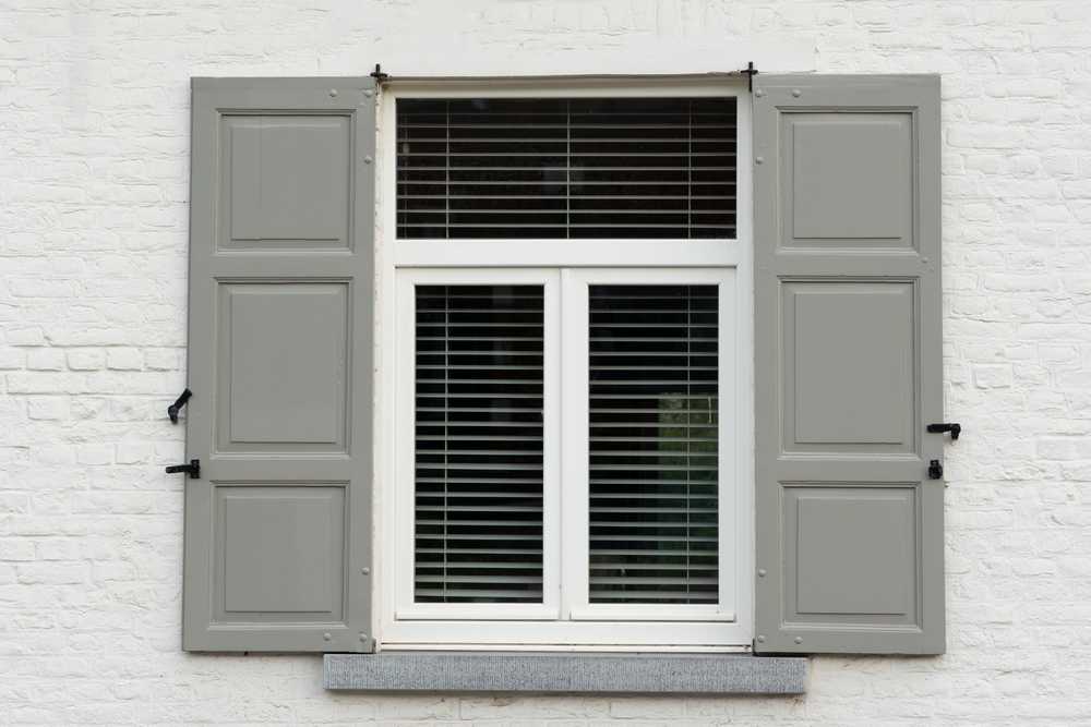 window shutter installation